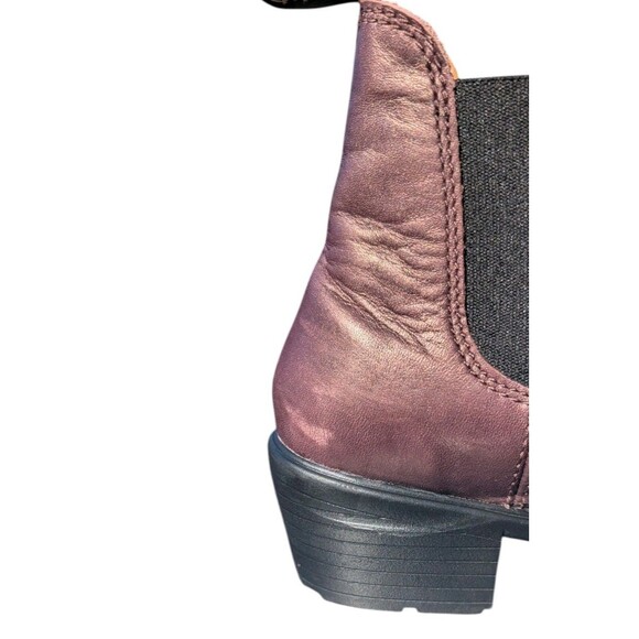 Blundstone Womens Chelsea Boots Shiraz Metallic Bronze Leather Size 7 Minimalist - Picture 7 of 11